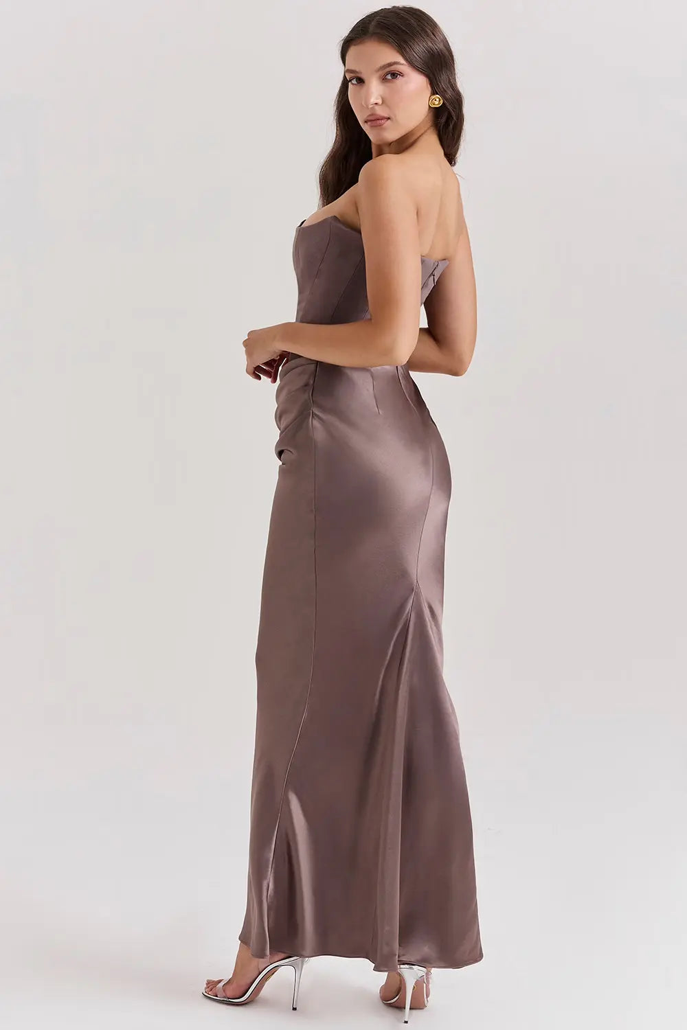 Women's Elegant Corset Maxi Dress | Timeless Glamorous Formal Evening Gown 3
