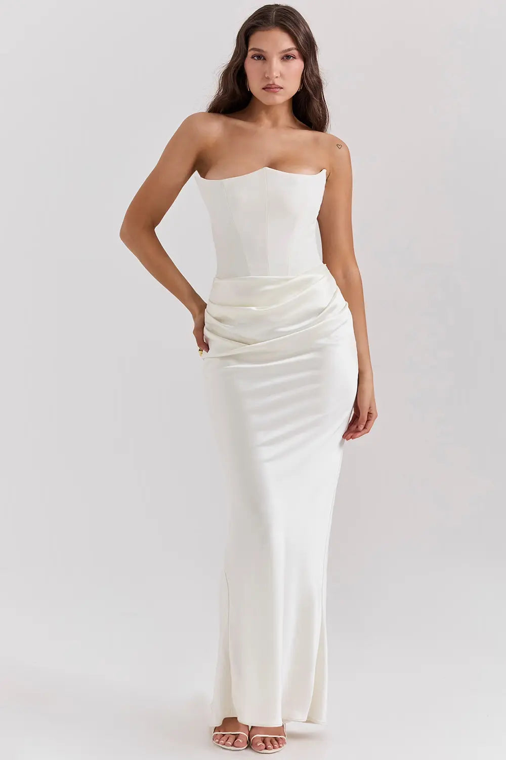 Women's Elegant Corset Maxi Dress | Timeless Glamorous Formal Evening Gown 4