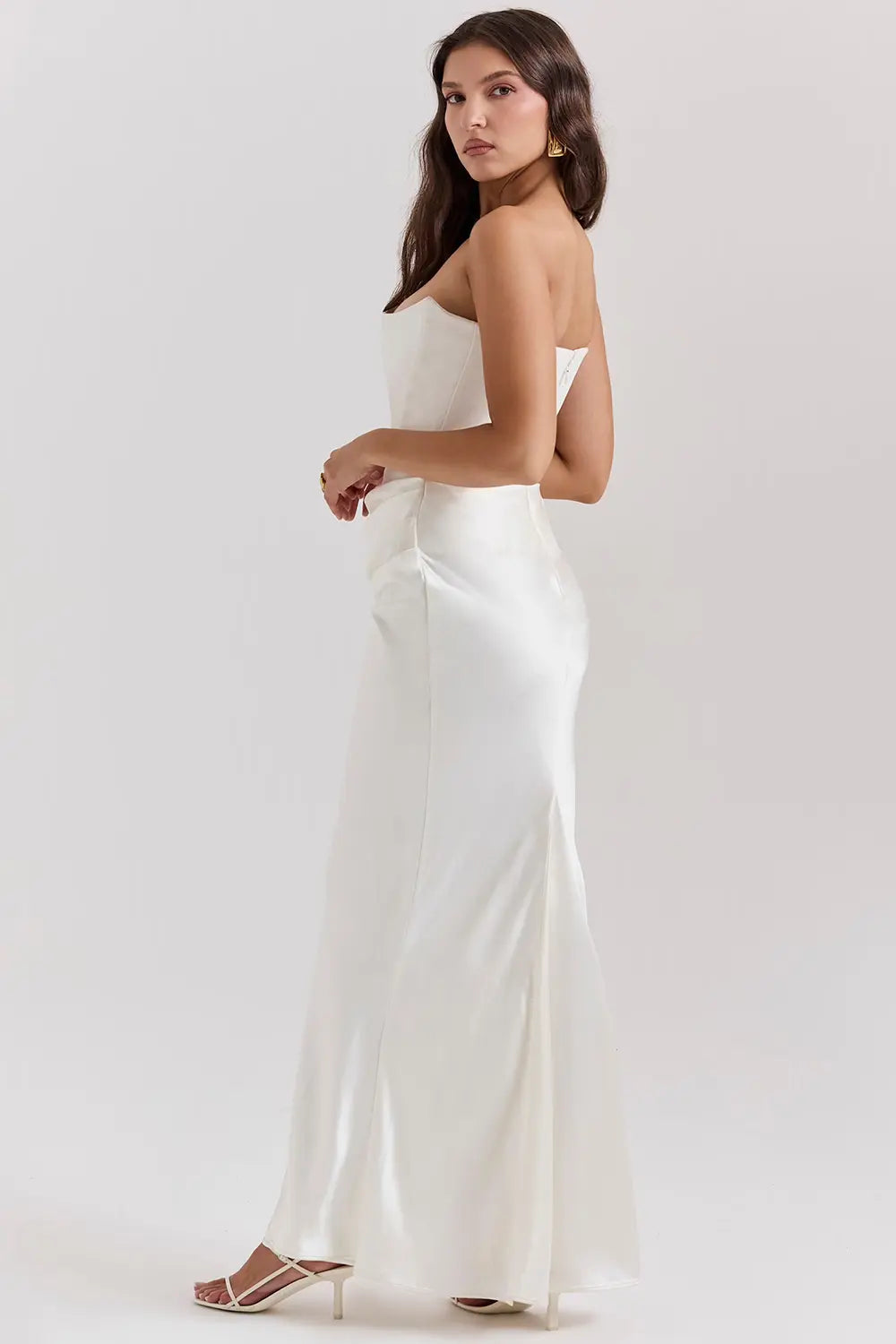 Women's Elegant Corset Maxi Dress | Timeless Glamorous Formal Evening Gown 6
