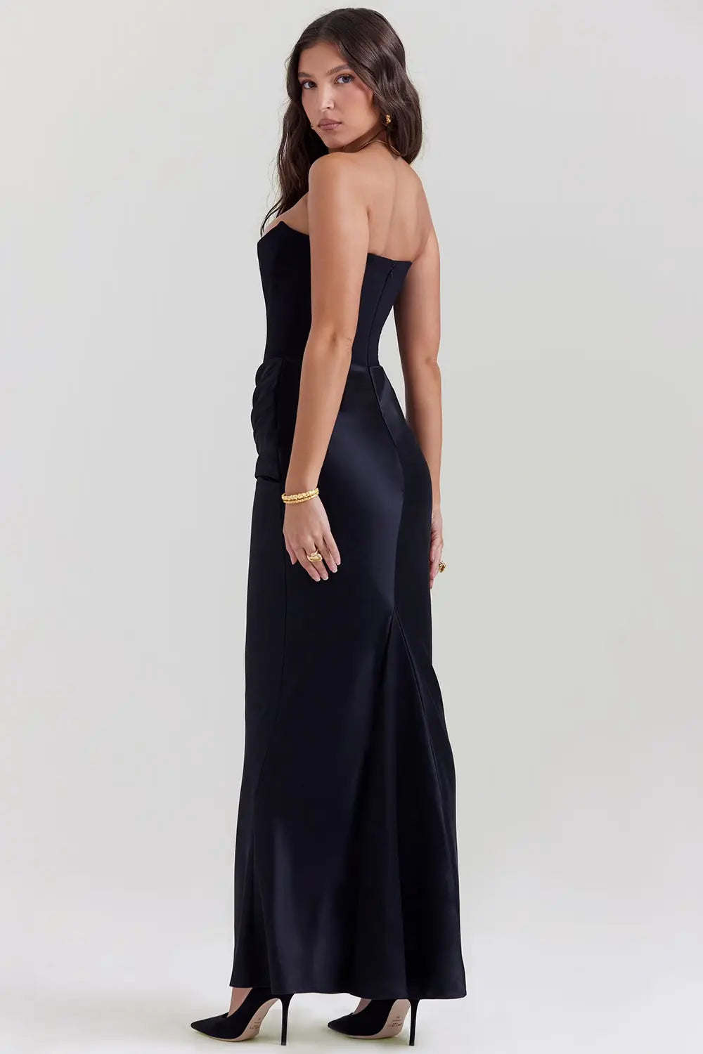 Women's Elegant Corset Maxi Dress | Timeless Glamorous Formal Evening Gown 8
