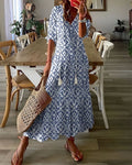 Women's Lightweight Cotton Summer Dress | Flattering Bohemian Style 0
