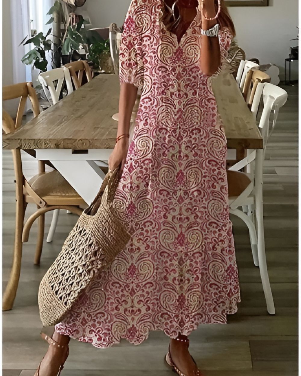 Women's Lightweight Cotton Summer Dress | Flattering Bohemian Style 4