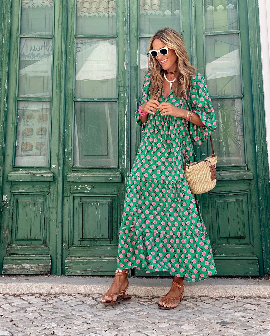 Women's Lightweight Spring Maxi Dress | Elegant Casual Knee-Length Outfit 4