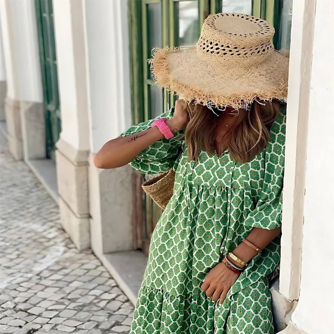 Women's Lightweight Spring Maxi Dress | Elegant Casual Knee-Length Outfit 6
